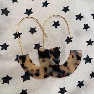 Acrylic Cheetah Earrings